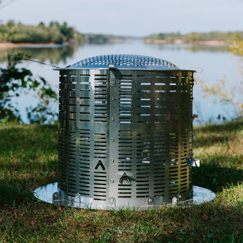 Burn Cage Smokeless Firepit Small Incinerator Burn Right® Products