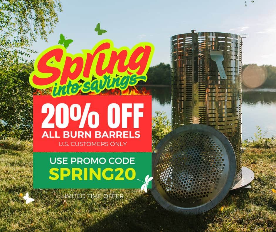 spring sale 20 percent off